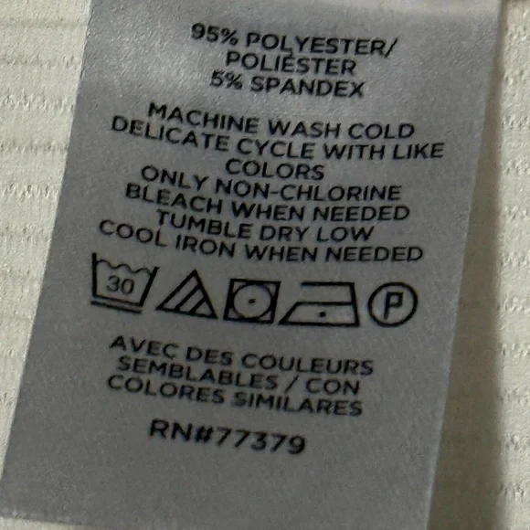 Ann Taylor Off-White Ruffle Neck Sleeveless Top - Picture 5 of 6